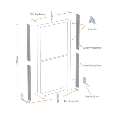 Stable & Secure Base: Provides a reliable foundation for your AA column structures, ensuring steadfast stability for your display elements with a compact, space-efficient design.