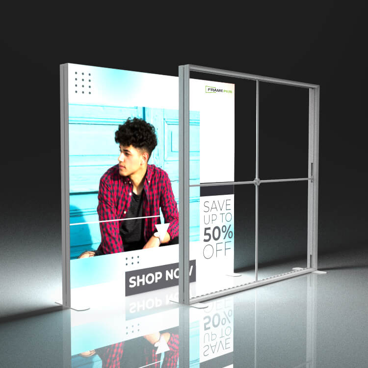 2000mm Backlit SEG Lightbox for Exhibitions