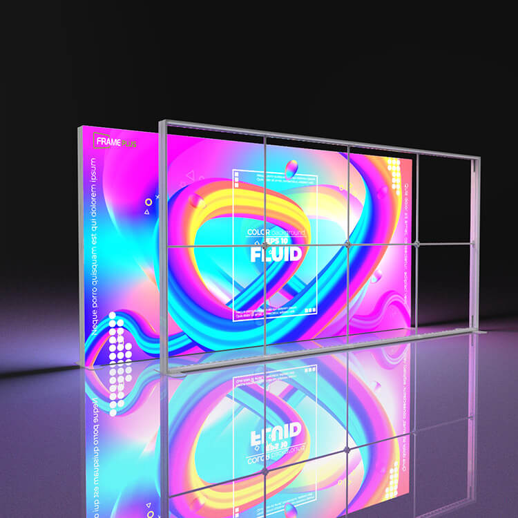 4000mm LED Lightbox for Wide Exhibition Backdrops