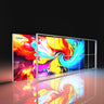FramePlus 5 m exhibition lightbox backdrop; SEG graphic, modular lightweight construction, bright OSRAM LEDs, ships ready-to-build from California.