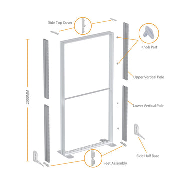 Robust Structural Integrity: Designed for maximum strength and reliability, this full foot kit provides a robust foundation, ensuring your large-scale displays remain perfectly positioned and professional.
