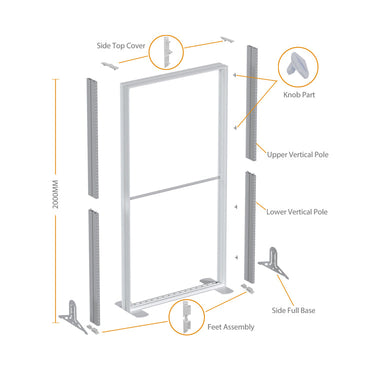 Professional Grade Construction: Built with high-quality materials and precision engineering, this kit delivers unparalleled durability and a polished, professional look to your exhibition booth.