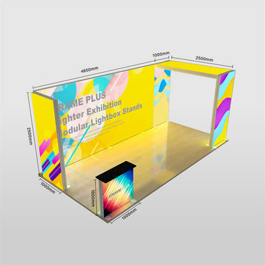 Dimension overlay: 3×6 ft arch lightbox