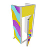 LED Lightbox Storage Cabinet — Backlit Exhibition Cupboard with Custom Printed Fabric Door