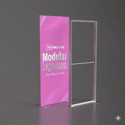 Interchangeable Panel Series — Aluminum Frame, Reconfigurable, Trade Show