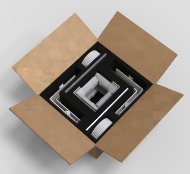 FramePlus arch connectors help you easily build creative arch structures, adding a unique visual focal point to your exhibition space and showcasing your brand's design and professionalism.