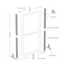 Superior Stability Assurance: Offers enhanced foundational support for AA column configurations, guaranteeing exceptional stability and a secure base for even the most demanding display needs.