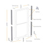 Stable & Secure Base: Provides a reliable foundation for your AA column structures, ensuring steadfast stability for your display elements with a compact, space-efficient design.